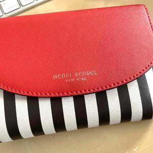 Henri Bendel Stripe Bi-Fold Wallet